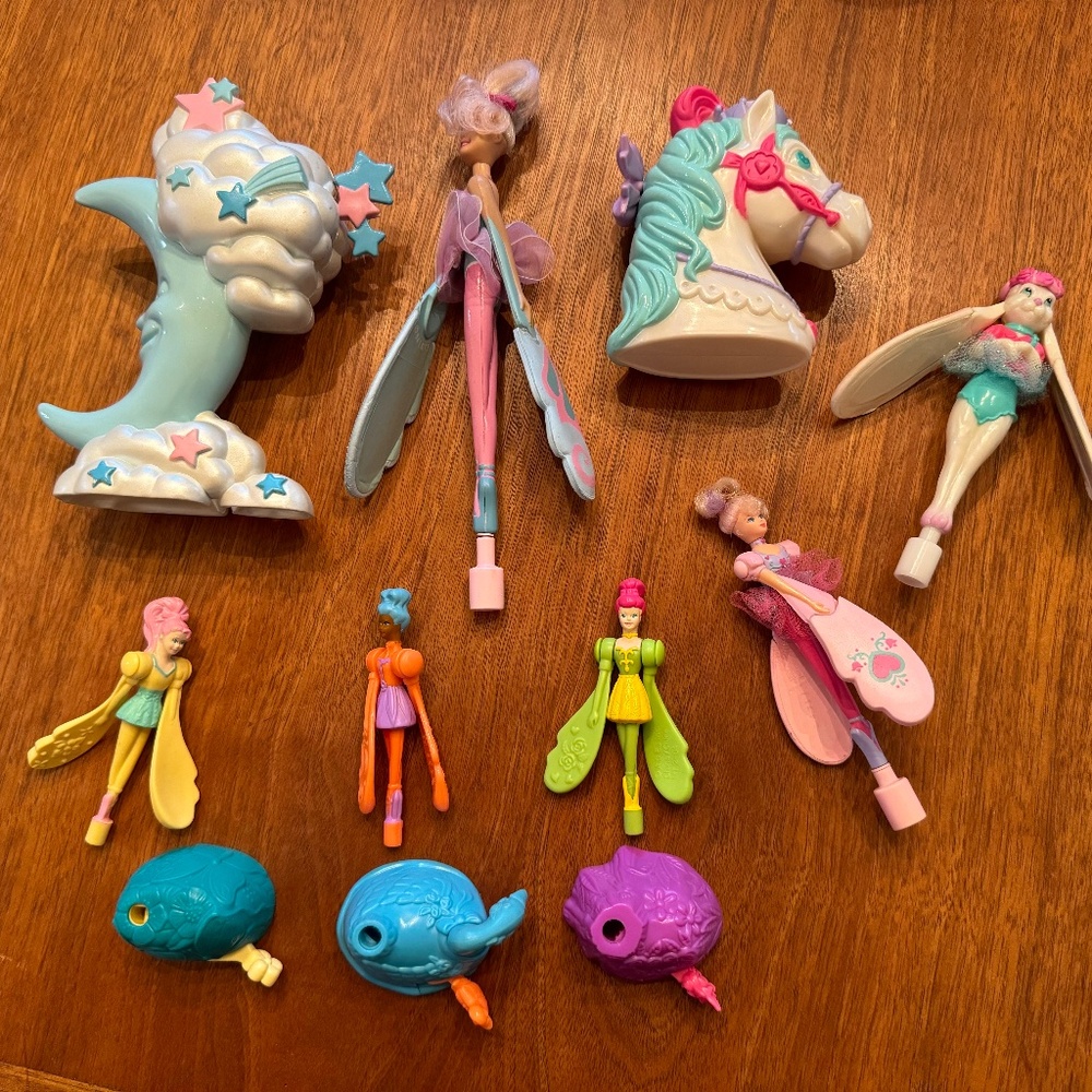 Vintage Sky Dancer Doll Set